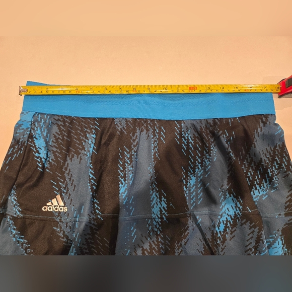 Adidas Blue Patterned Tennis Skirt Size XL - Picture 3 of 7